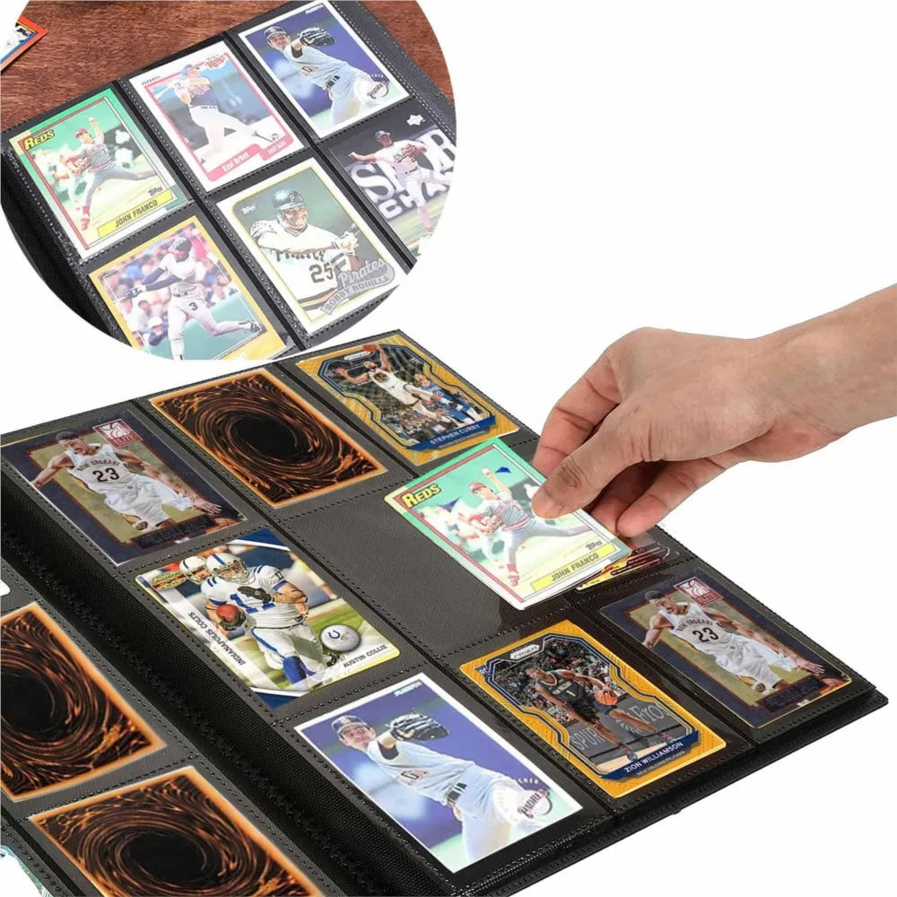 Trading Card Binder 160/360 Capacity — Premium Album | Fits Pokemon, Sports Cards & More
