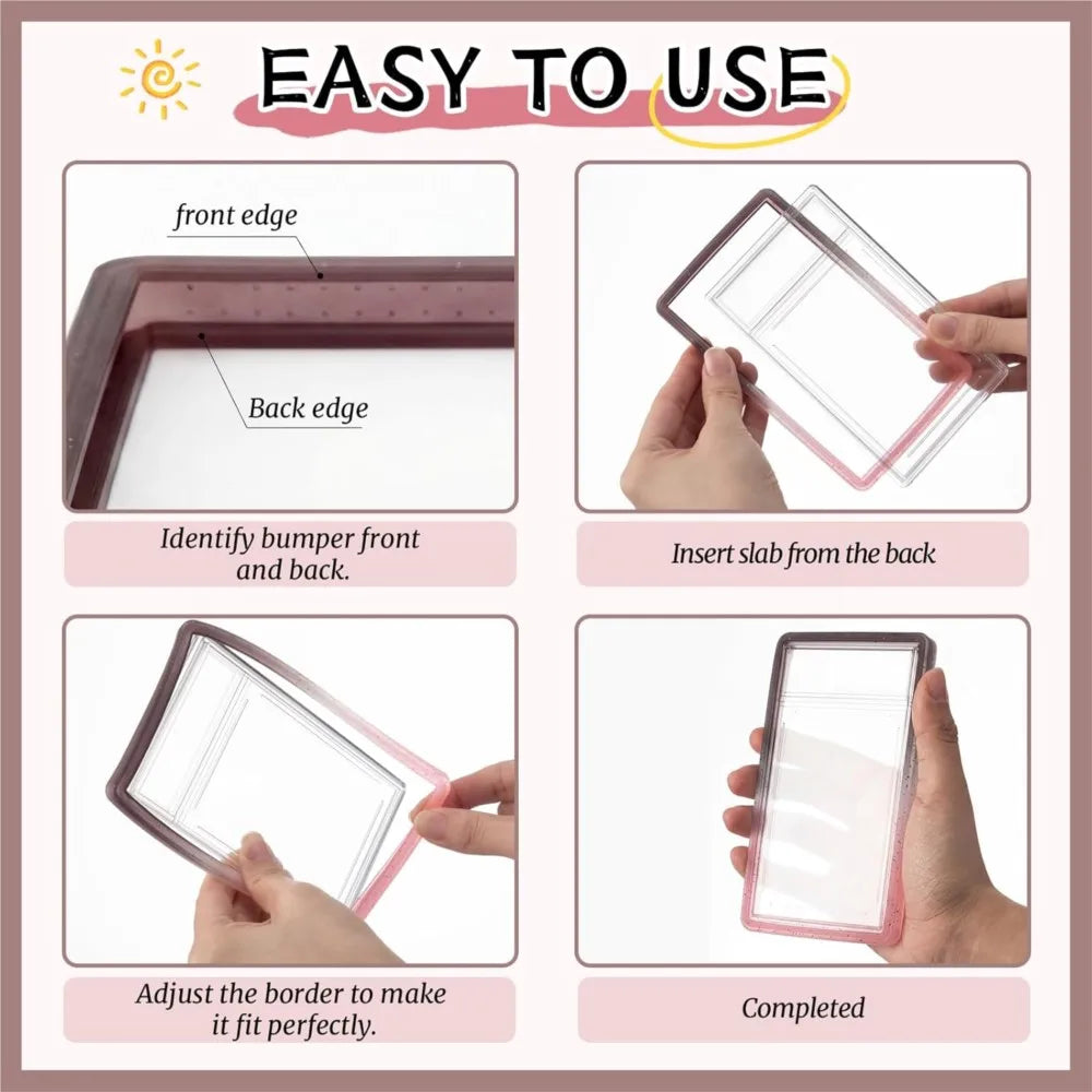 Graded Card Slab Bumper Case — Colorful TPU Rubber Protector | Fits PSA & BGS Slabs