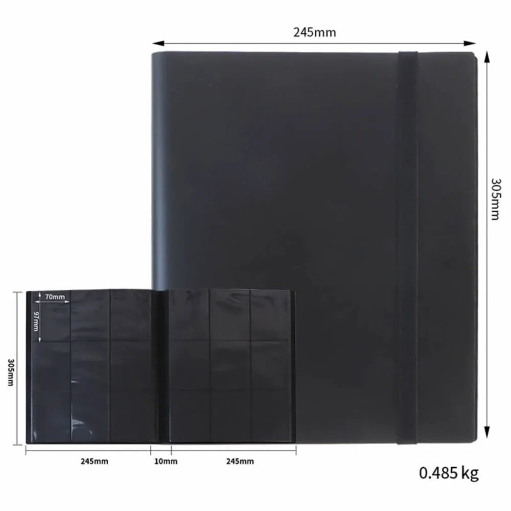 Trading Card Binder 160/360 Capacity — Premium Album | Fits Pokemon, Sports Cards & More