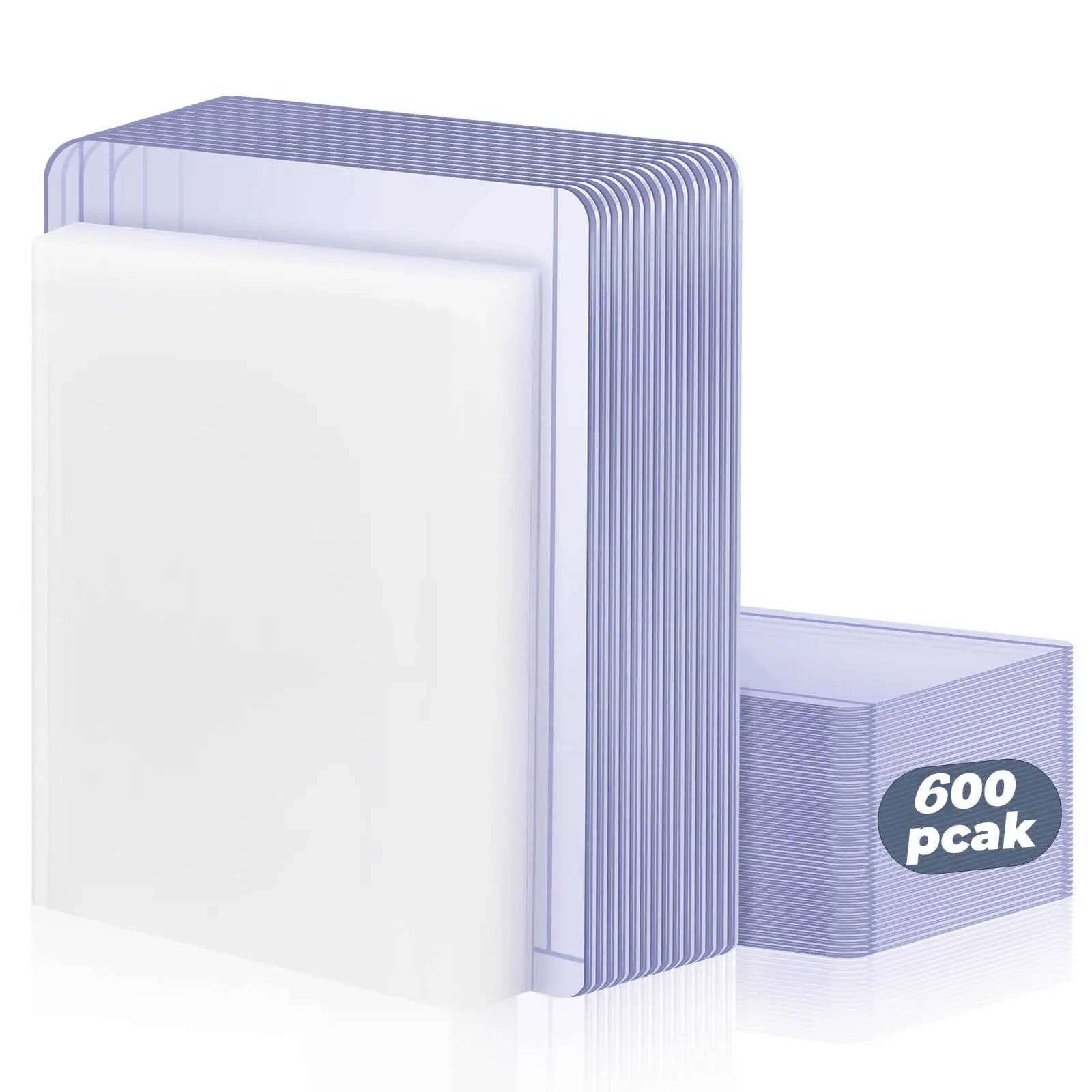 Card Sleeves 100–600 Pack — Crystal Clear Protectors | Fits Pokemon, Sports Cards, One Piece & More